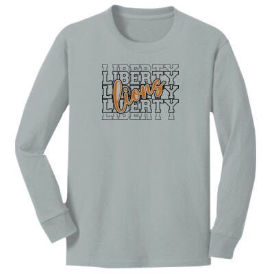 Youth Long Sleeve Core Cotton Tee 3 Thumbnail